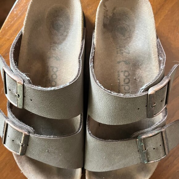 Birkenstock Arizona Platform Vegan Mocha  EU37 US 6-6.5 Narrow - Picture 4 of 5